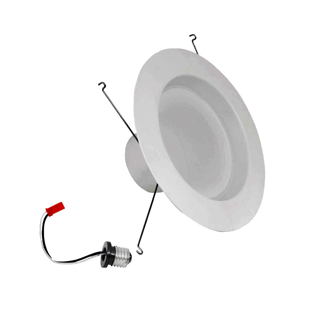 Feit Electric LEDR56/927CA Dimmable CEC Title 24 Integrated LED Recessed Retrofit Trim Downlight, White