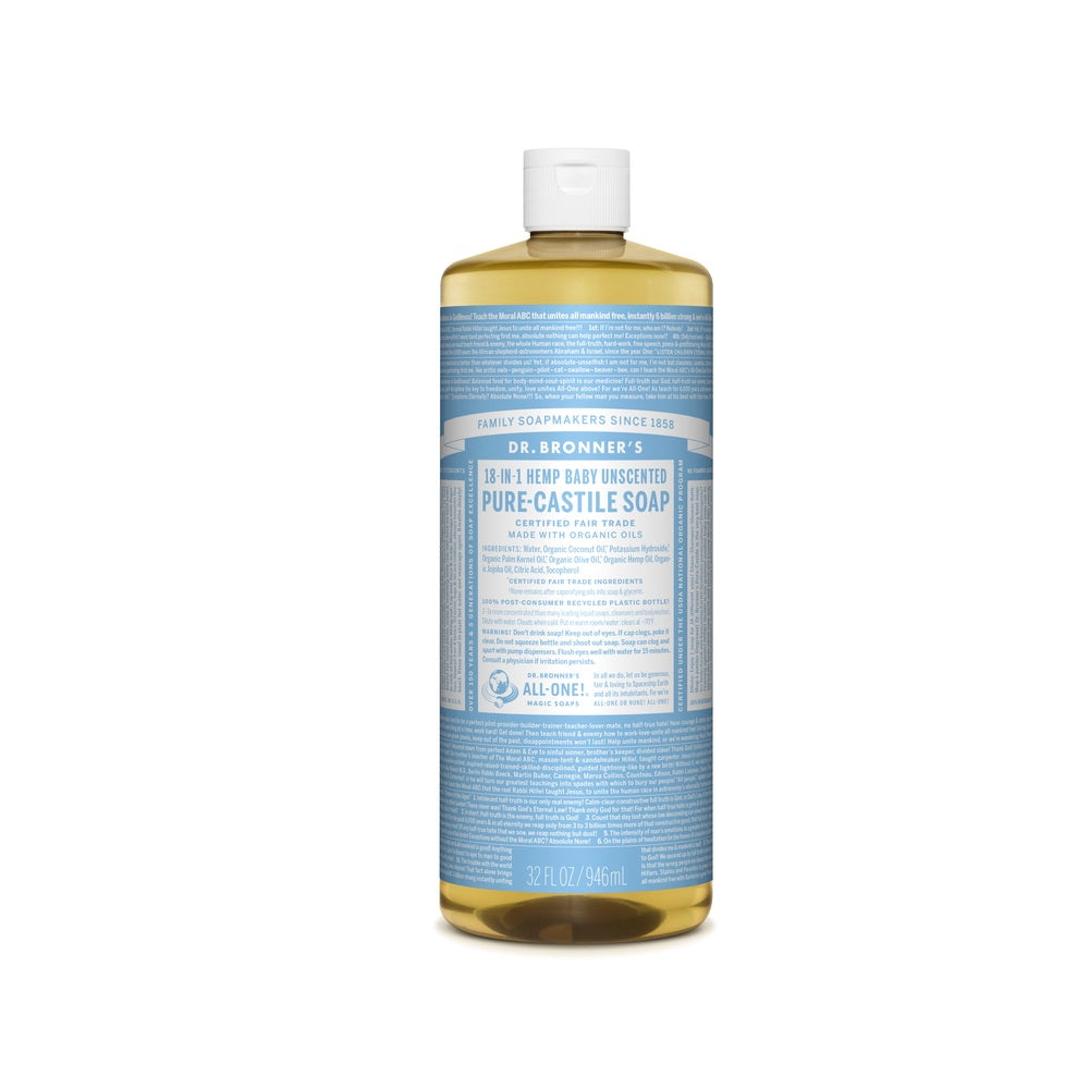 Dr. Bronner's OLBA32 Pure-Castile Liquid Soap. 32 Oz