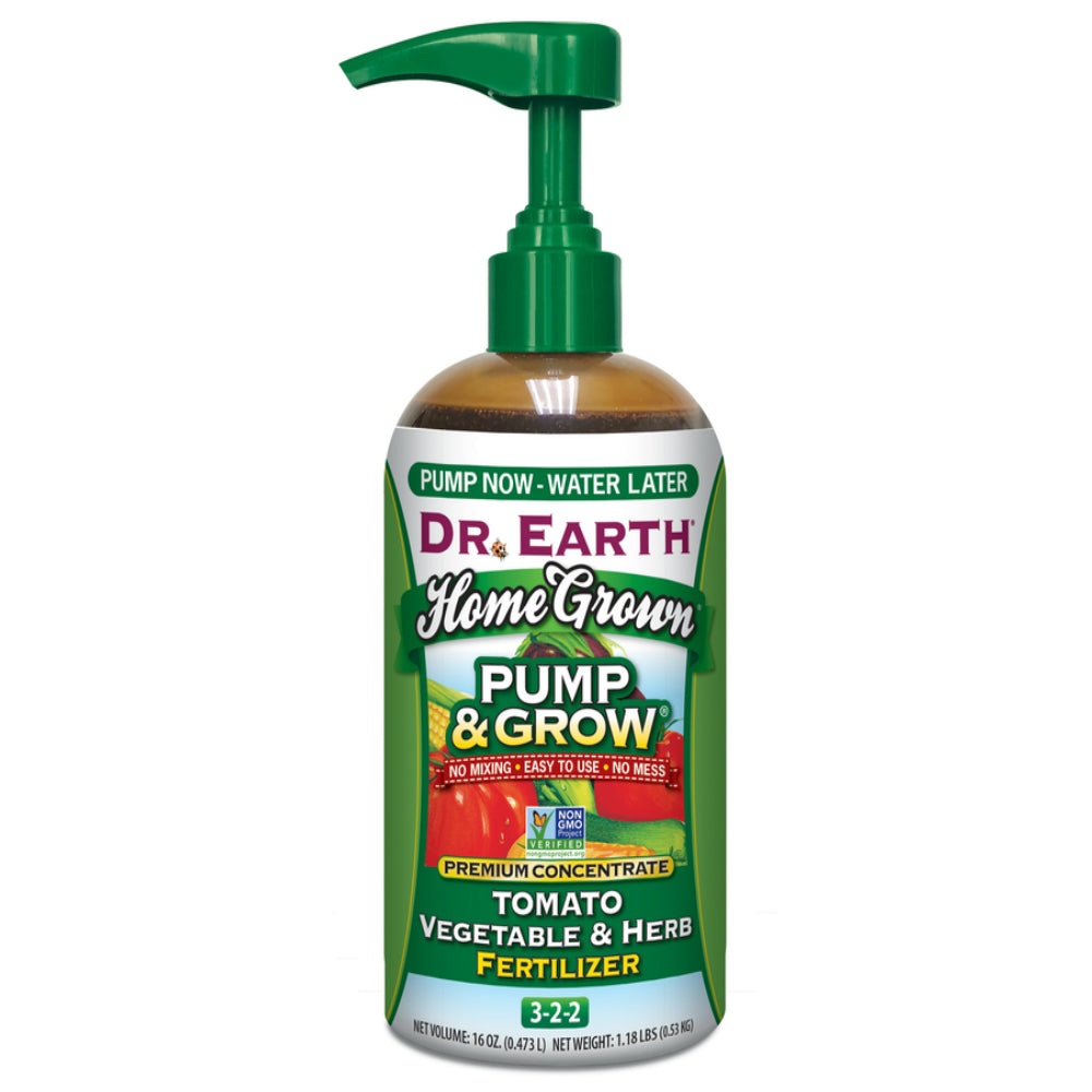 Dr. Earth 1078 Home Grown Pump & Grow Flower and Plant Fertilizer, 16 Oz