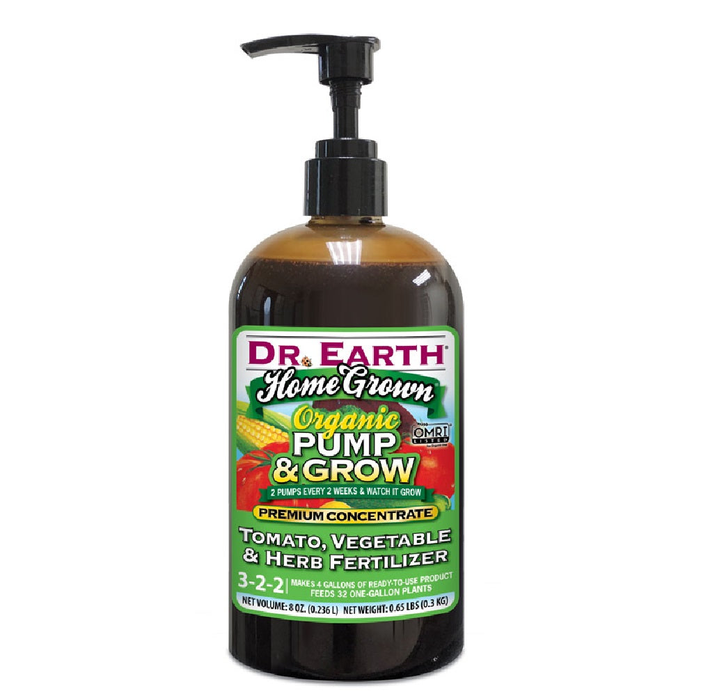 Dr. Earth 1066 Home Grown Pump & Grow Organic Herb Fertilizer, 8 Oz