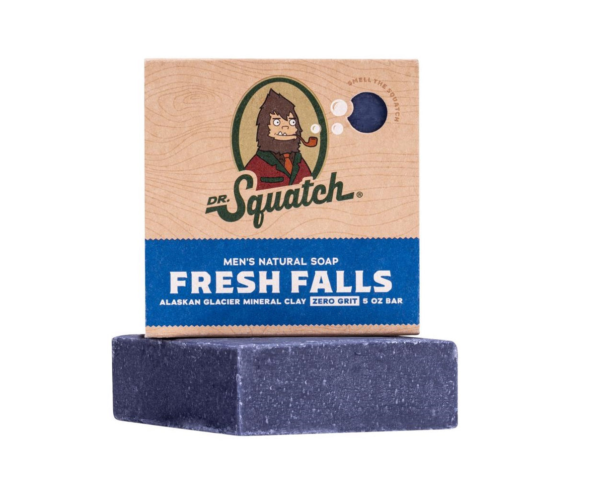 Dr. Squatch RTLBARFFL-6-6 Soap Bar, Fresh Falls, 5 Oz