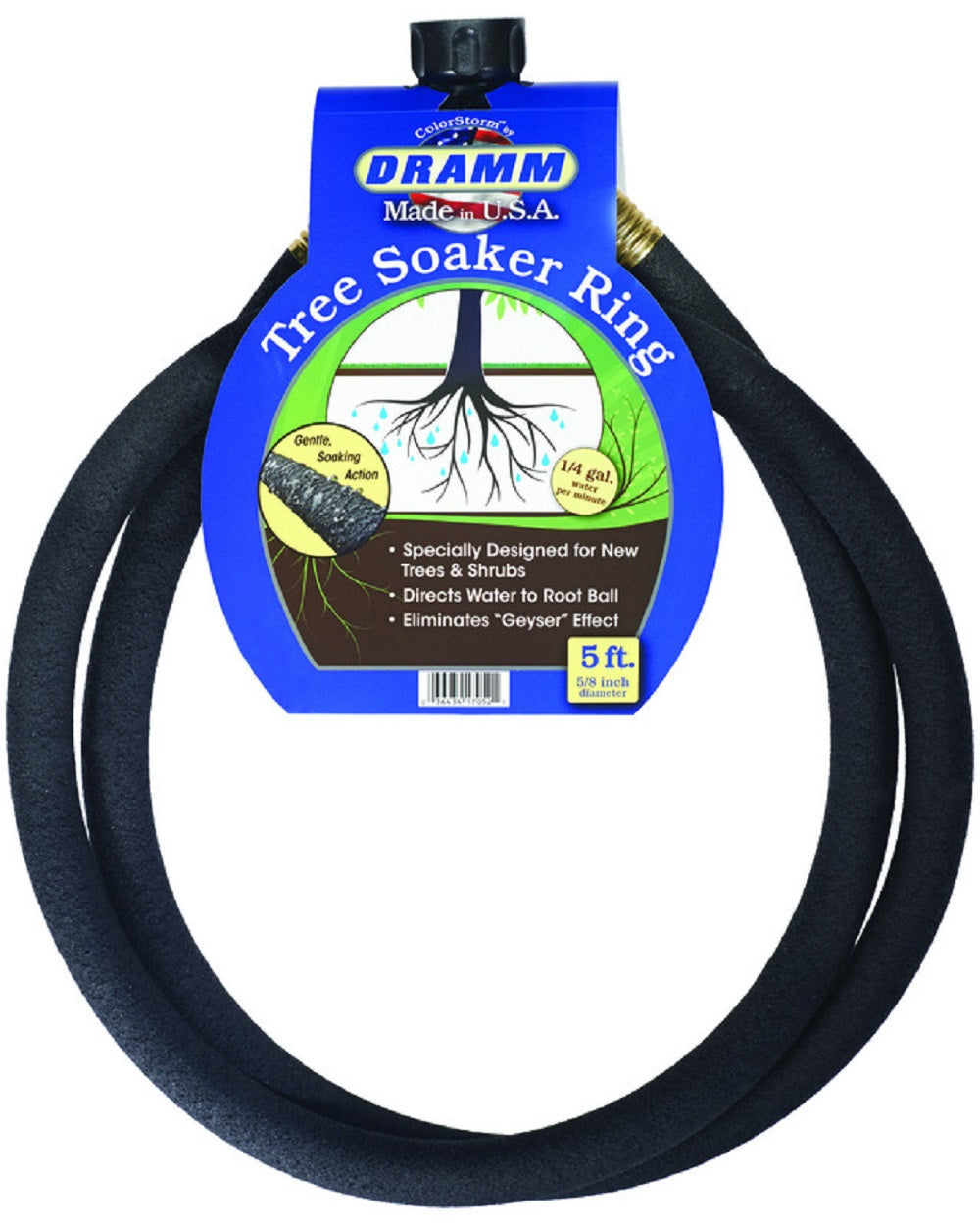 Dramm 10-17061 ColorStorm Tree Soaker Ring, 5 feet, Black