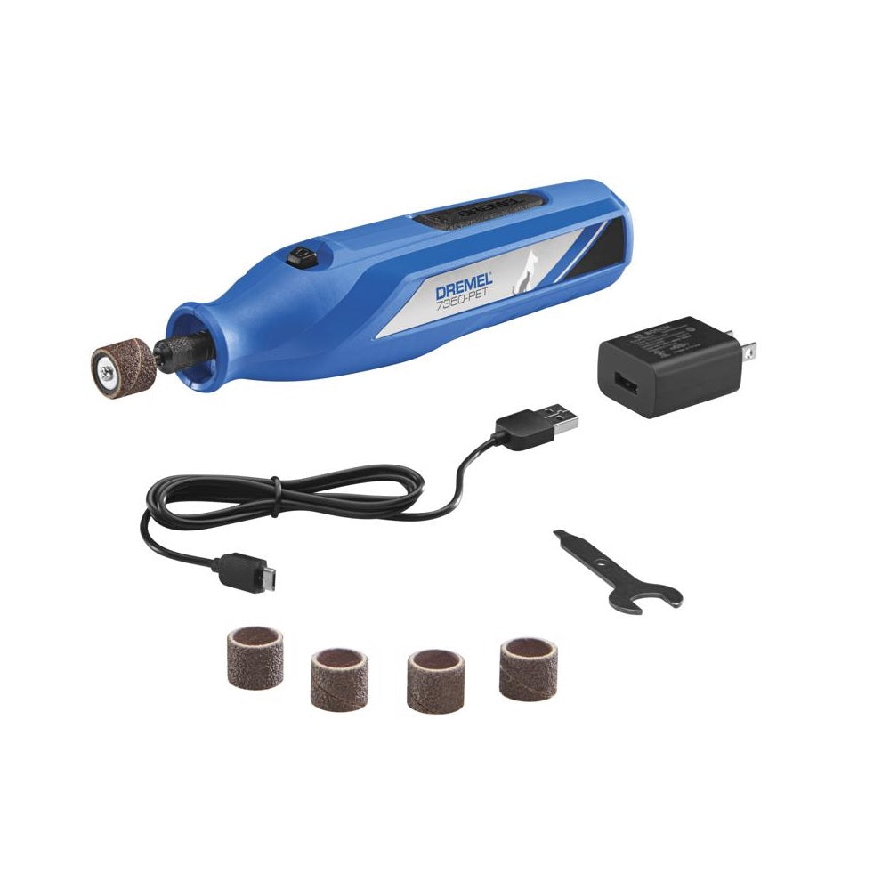 Dremel 7350-PET Cordless Rotary Tool Kit, 4 Volt