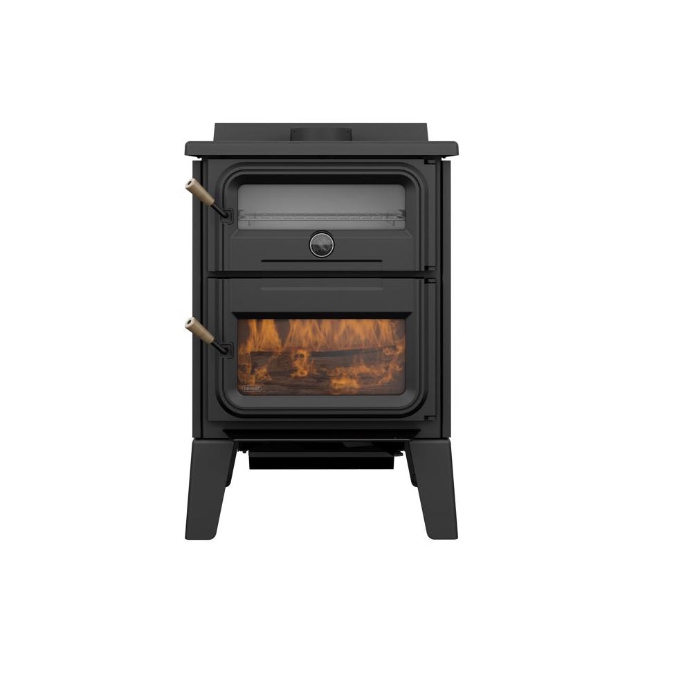 Drolet DB04815 Bistro Wood Burning Stove, 75000 BTU