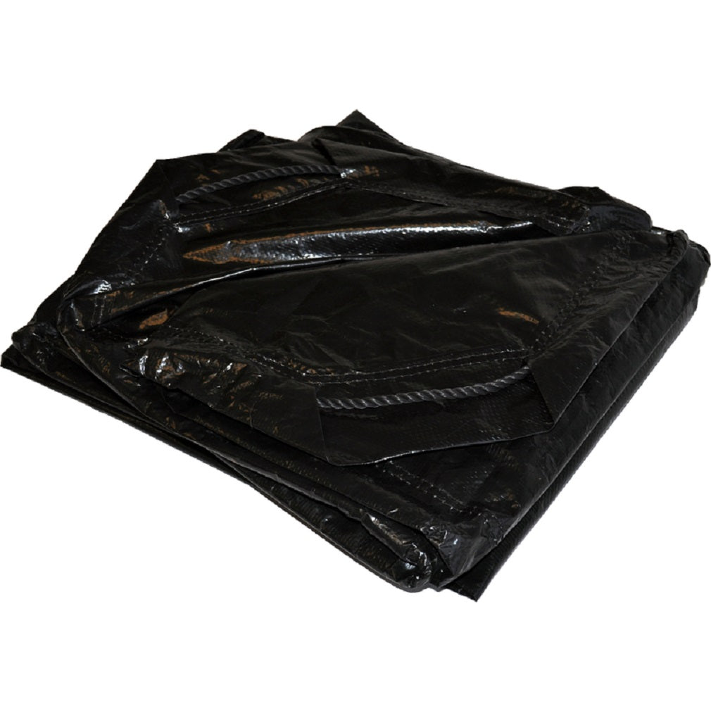 Dry Top 50099 Heavy Duty Tarp, Polyethylene, Black