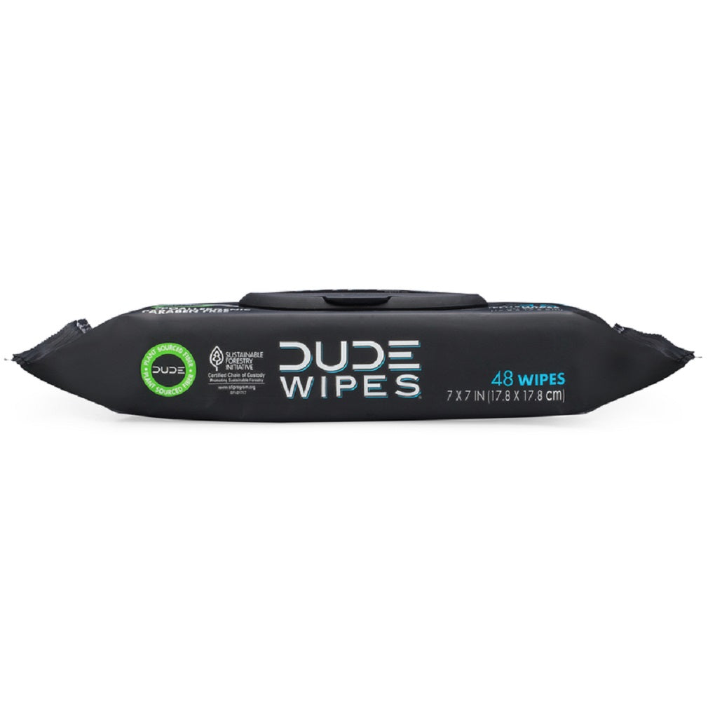 Dude Wipes DW-CE Dude Products Disposable Adult Washcloths, Black