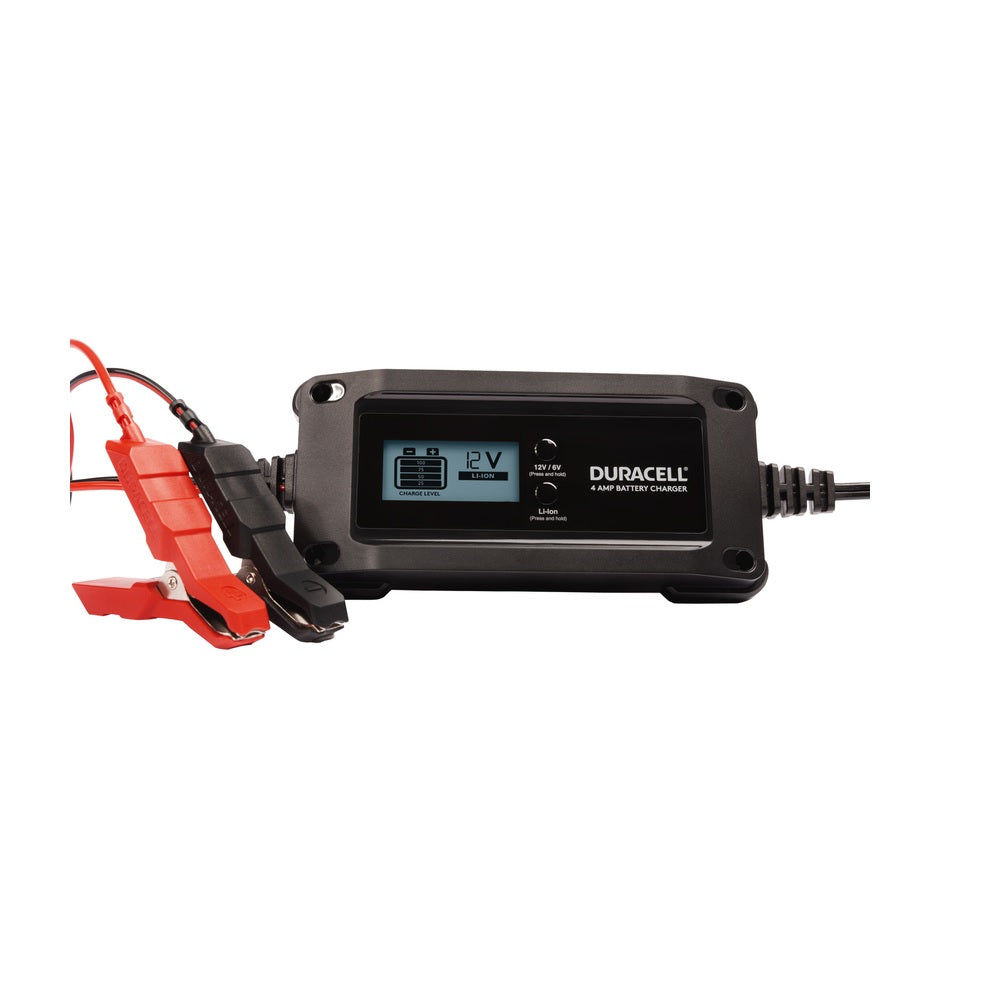 Duracell DRMC4A Automatic Battery Charger/Maintainer, 12 Volt