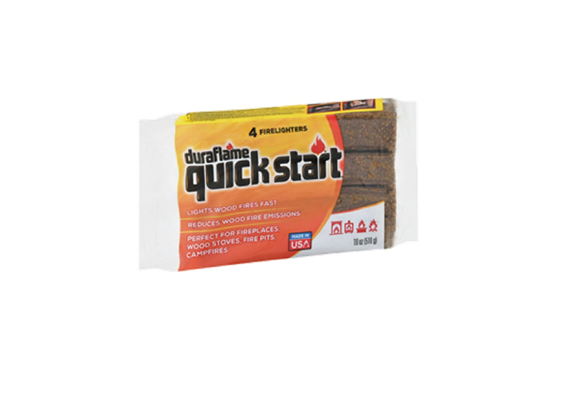 Duraflame 04053 Quick Start Firelighters, 18 Oz, 4/Pk