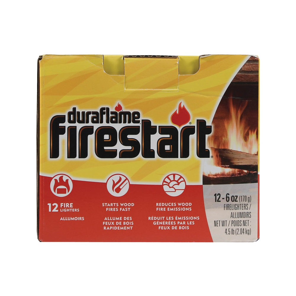 Duraflame 04841 Firestart Indoor/Outdoor Firelighters, 4.5 Oz, 12-Count