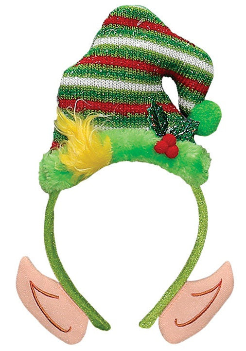 Dyno 0409287-1 Christmas Elf Ear Headband, Polyester, Multicolored, 9.7"