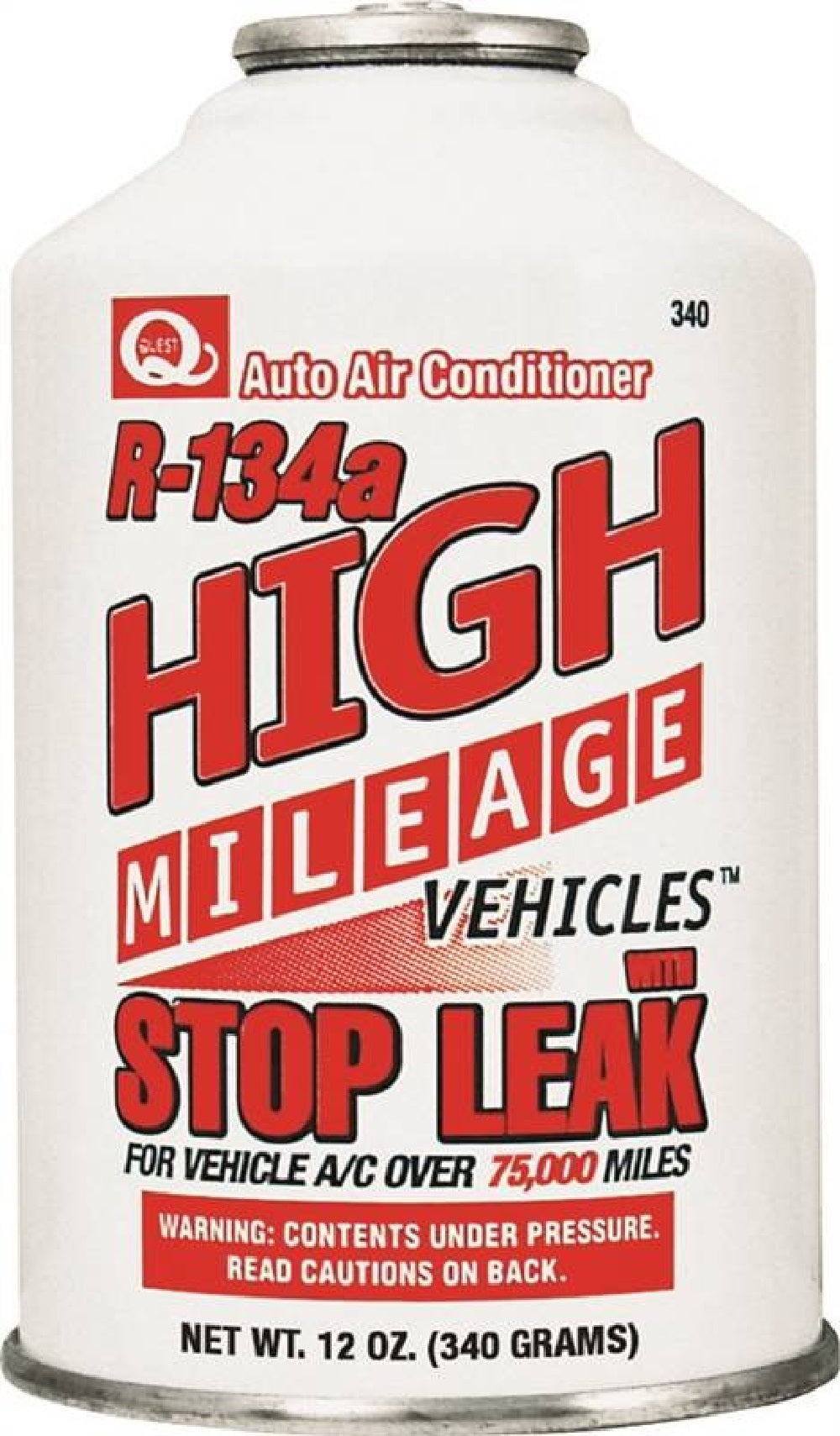 EF SZ340-1 Automotive AC Refrigerant With Stop Leak, 12 oz