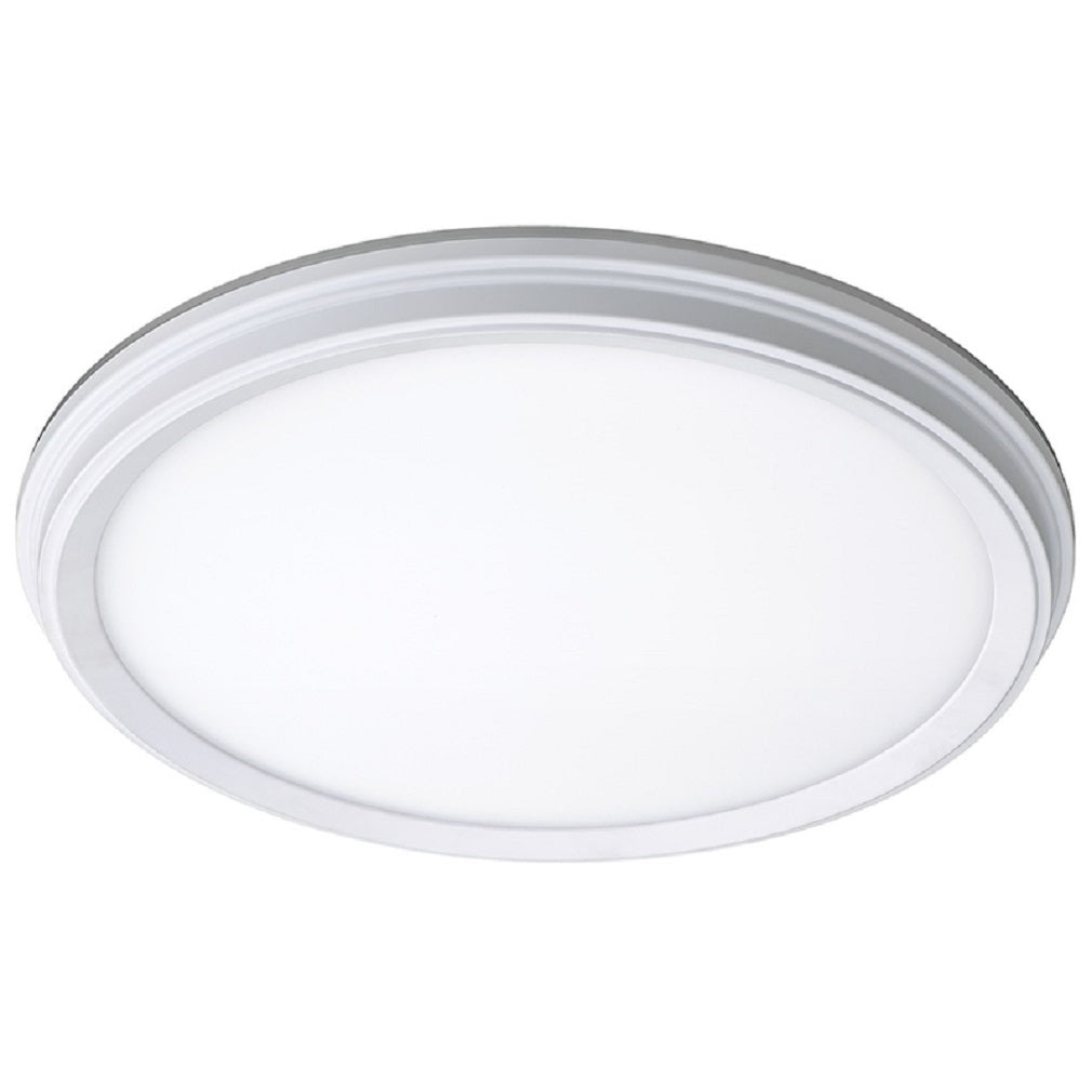 ETI 56572113 I-Series LED Ceiling Light Fixture with Nightlight, White