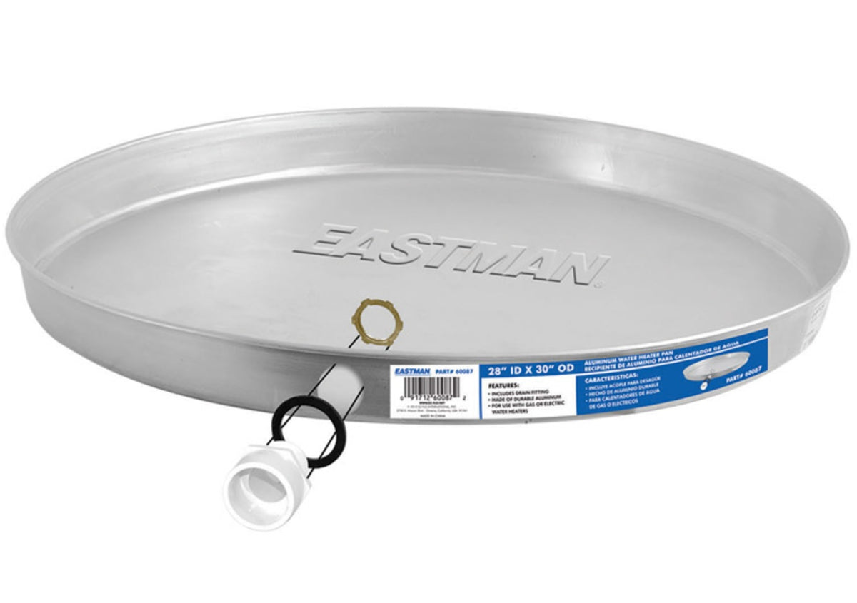 Eastman 60087 Water Heater Pan, Aluminum