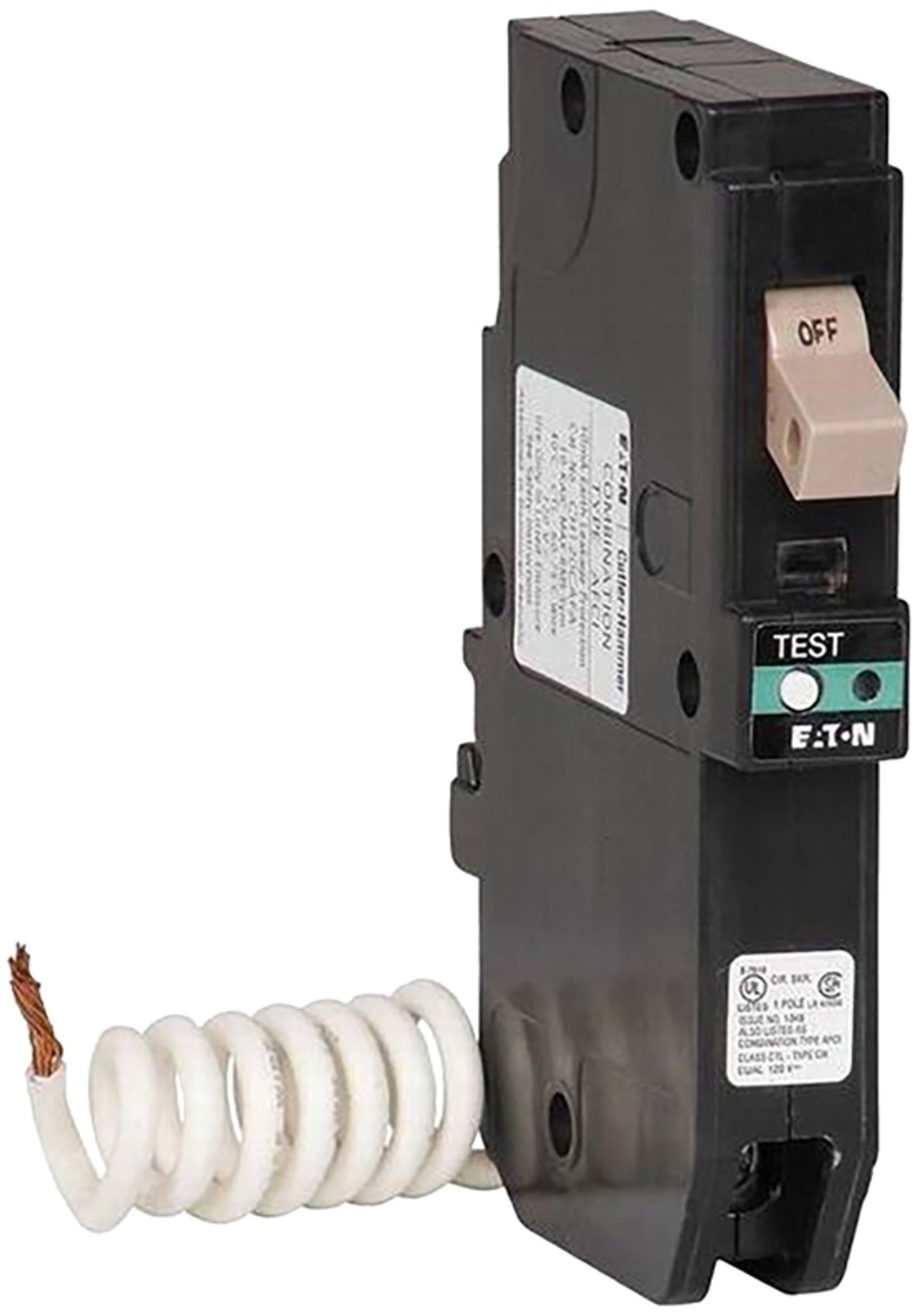 Eaton CHFN115AF/CHFCAF1 Cutler-Hammer CH Arc Fault Circuit Breaker, 240 Volt