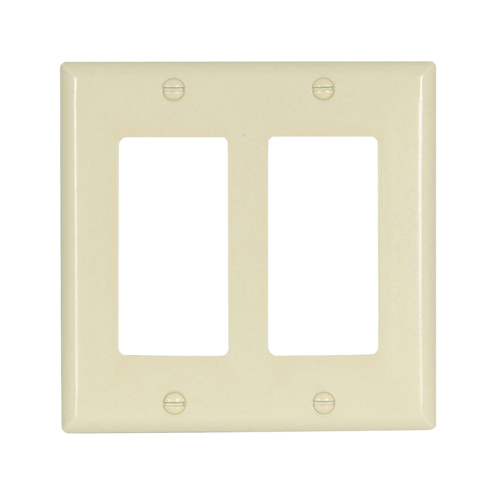 Eaton 2152LA-BOX Decorator Wall Plate, 2 Gang