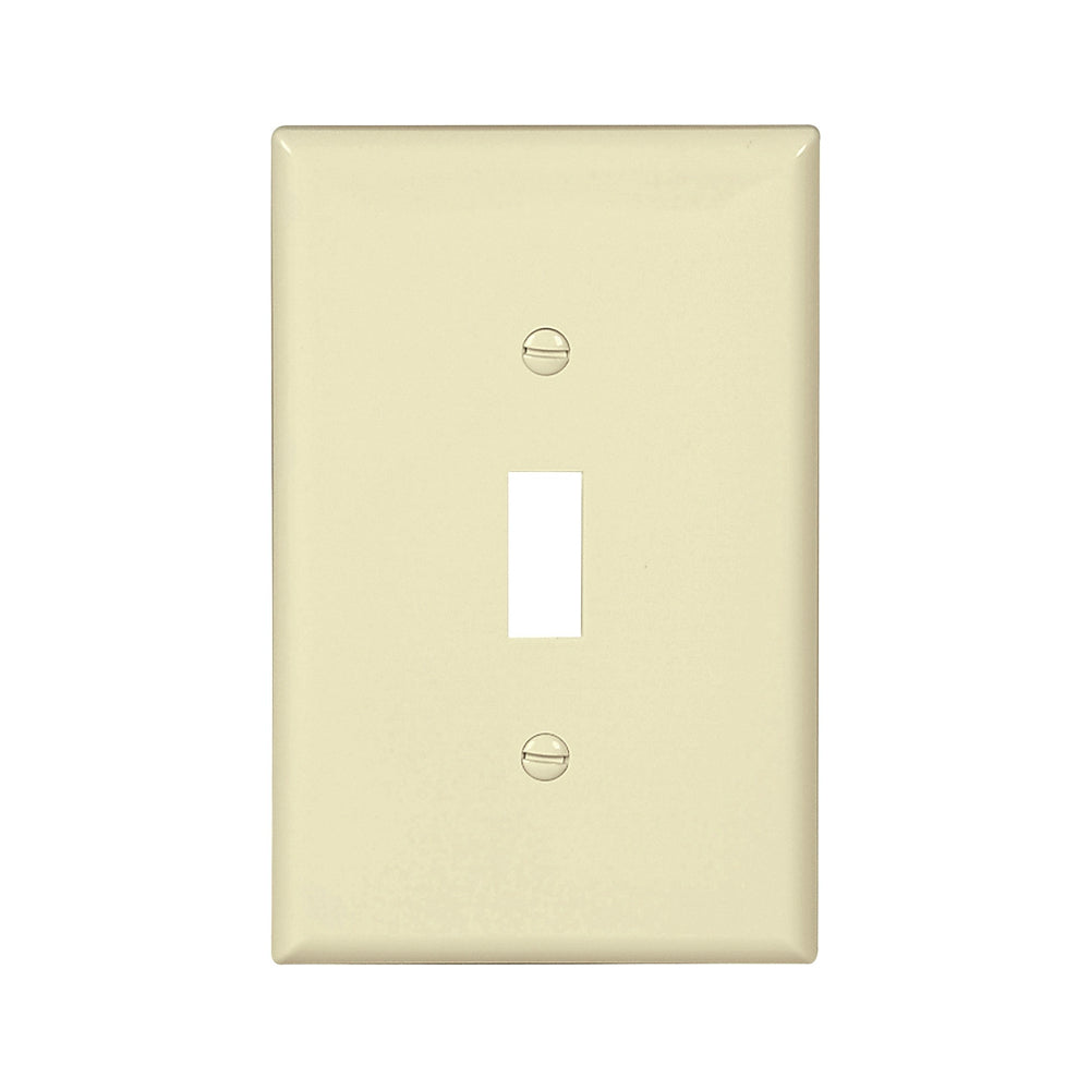 Eaton PJ1LA Toggle Wall Plate, 1 Gang