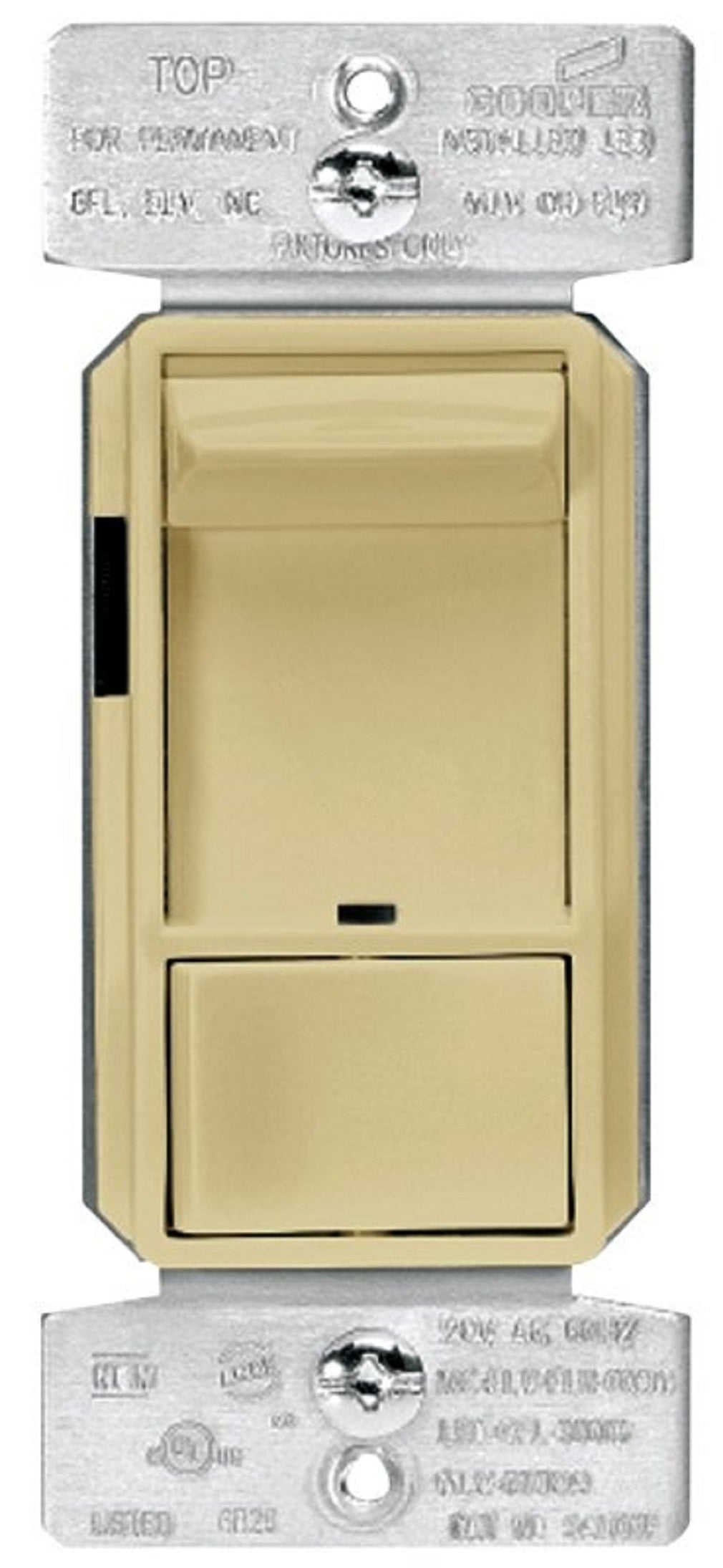 Eaton SUL06P-V-KB-L Slide Dimmer, Polycarbonate, Ivory