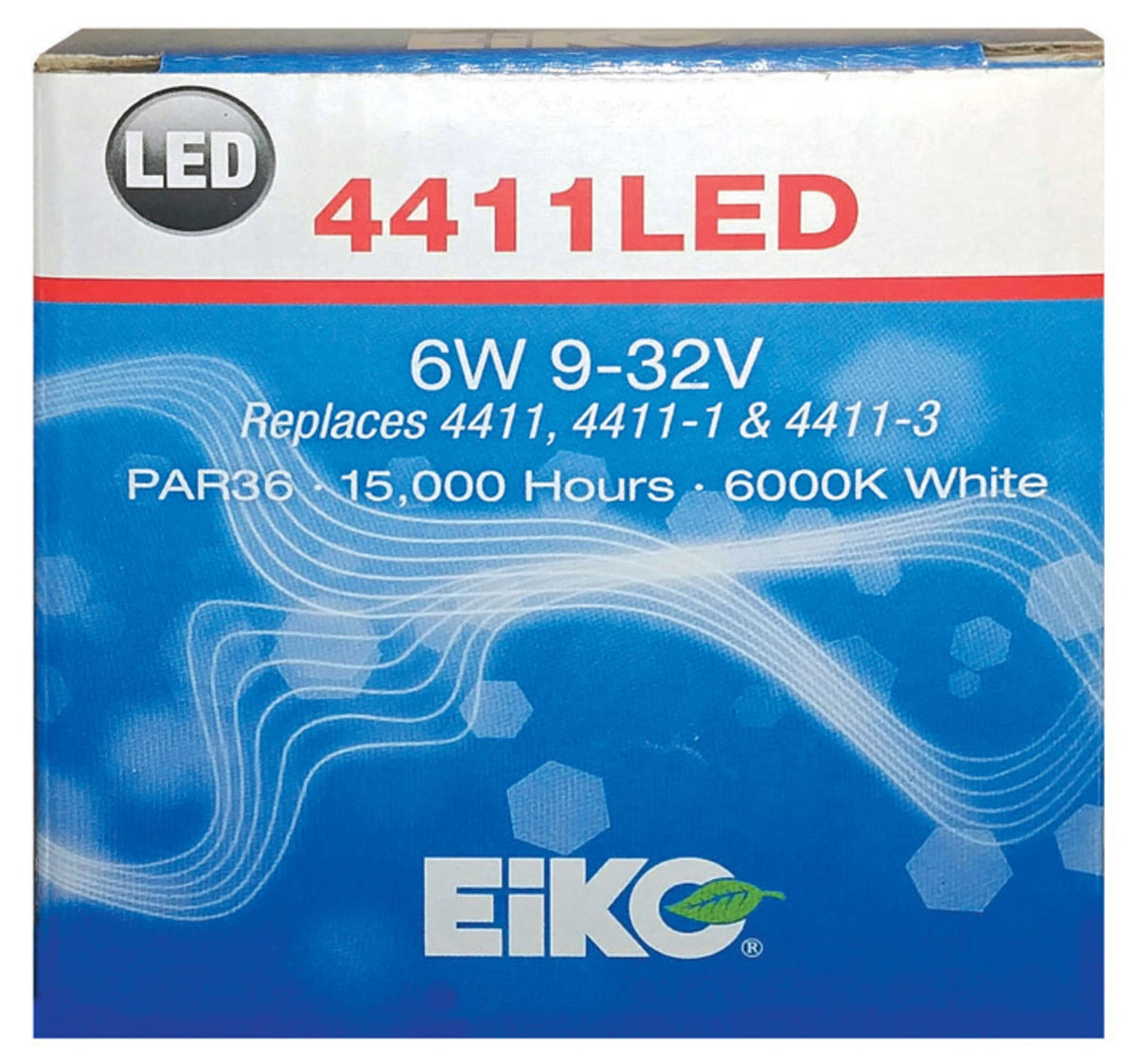 Eiko 4411LED LED Sealed Beam Automotive Bulb, 32 Volt