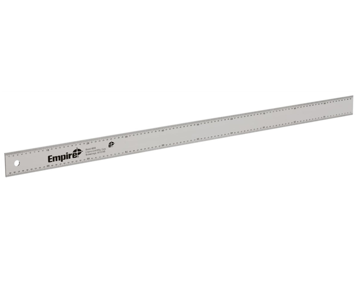 Empire 4010 Straight Edge With Metric Grads Ruler, 1 Meter