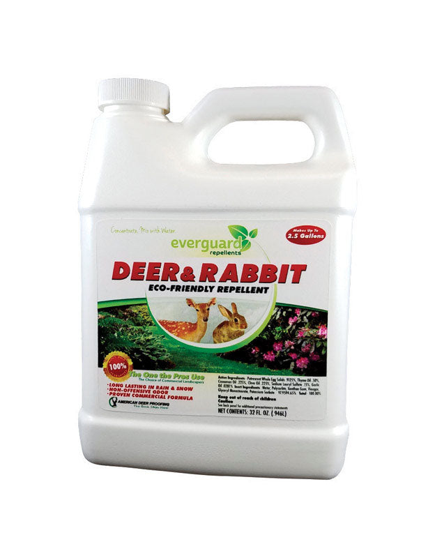 Everguard Repellents ADPC032 Concentrate Deer & Rabbit Animal Repellent, 32 Oz
