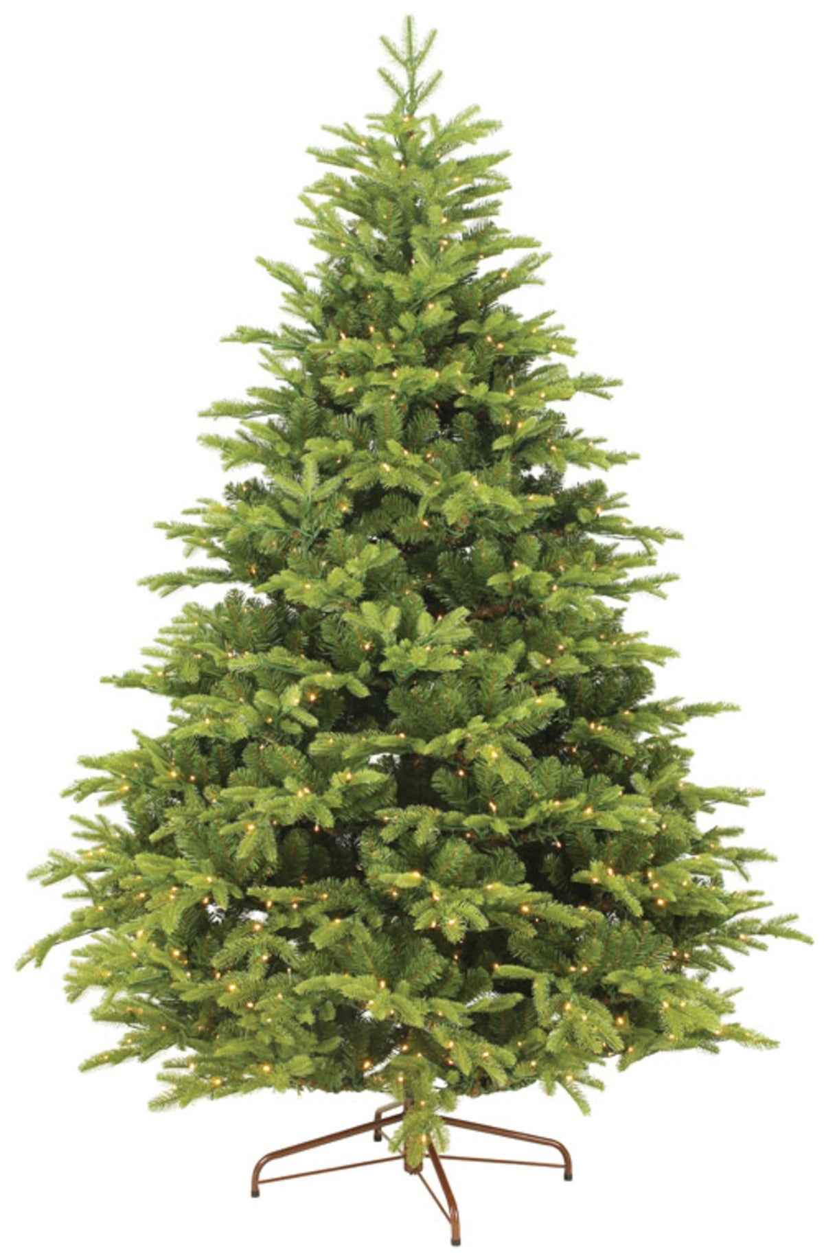 Everlands 9690762 Prelit Mountain Spruce Hinged Christmas Tree, 7-1/2'
