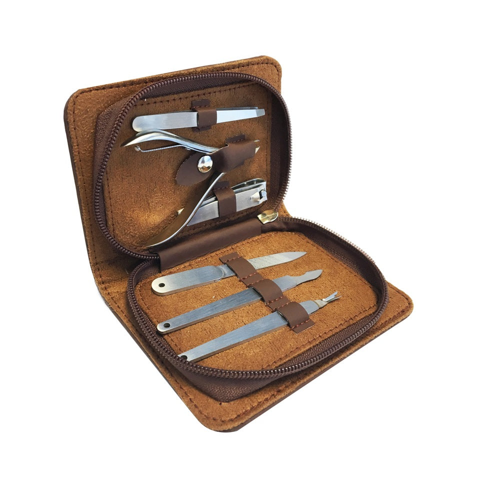 Evriholder DMHNDGRMKOS1272 Dapper Man Grooming Kit, Brown