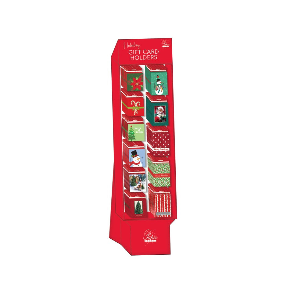 Expressive Design CGC66FD-7 Christmas Gift Card Holder, Assorted Colors