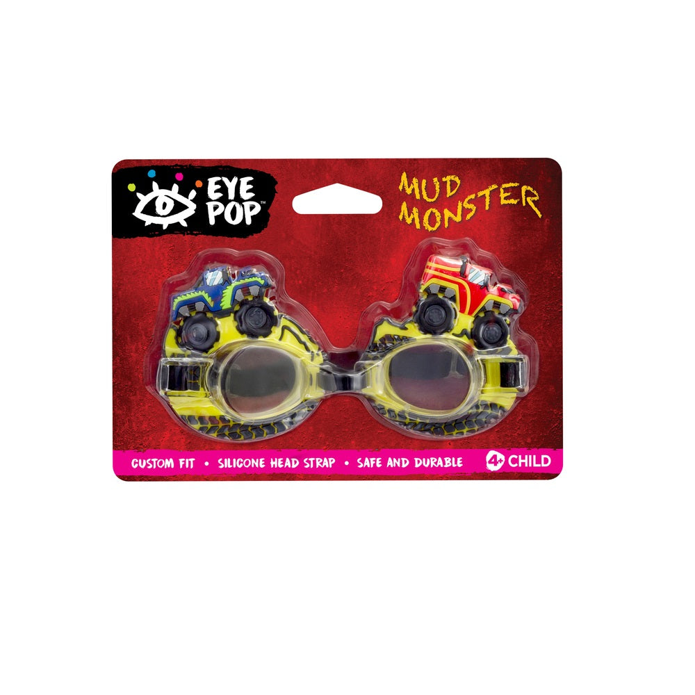 Eye Pop ASG16196 Mud Monster Child Goggles, Yellow