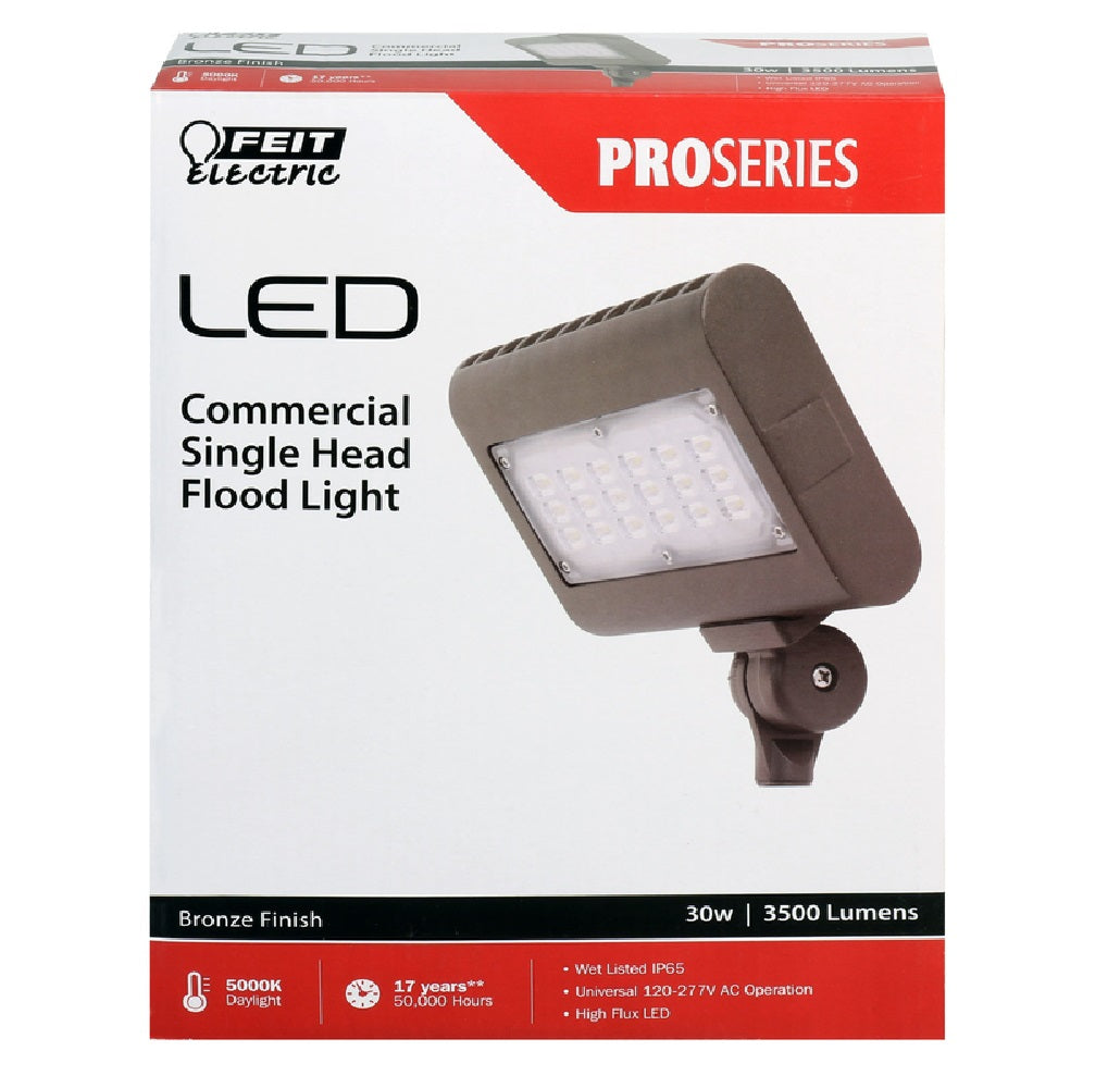 FEIT Electric S7CSFL/850/BZ Hardwired LED Floodlight, Bronze