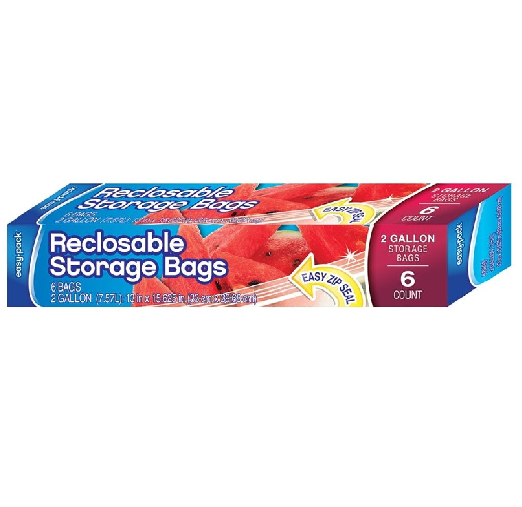 FLP 1312 Reclosable Food Storage Bag, 2 Gallon