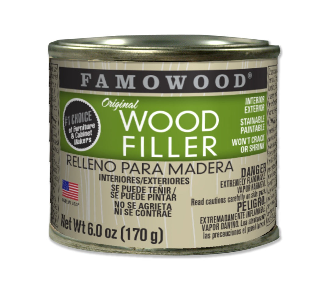 Famowood 36141126 Wood Filler, 6 Oz, Natural/Tupelo