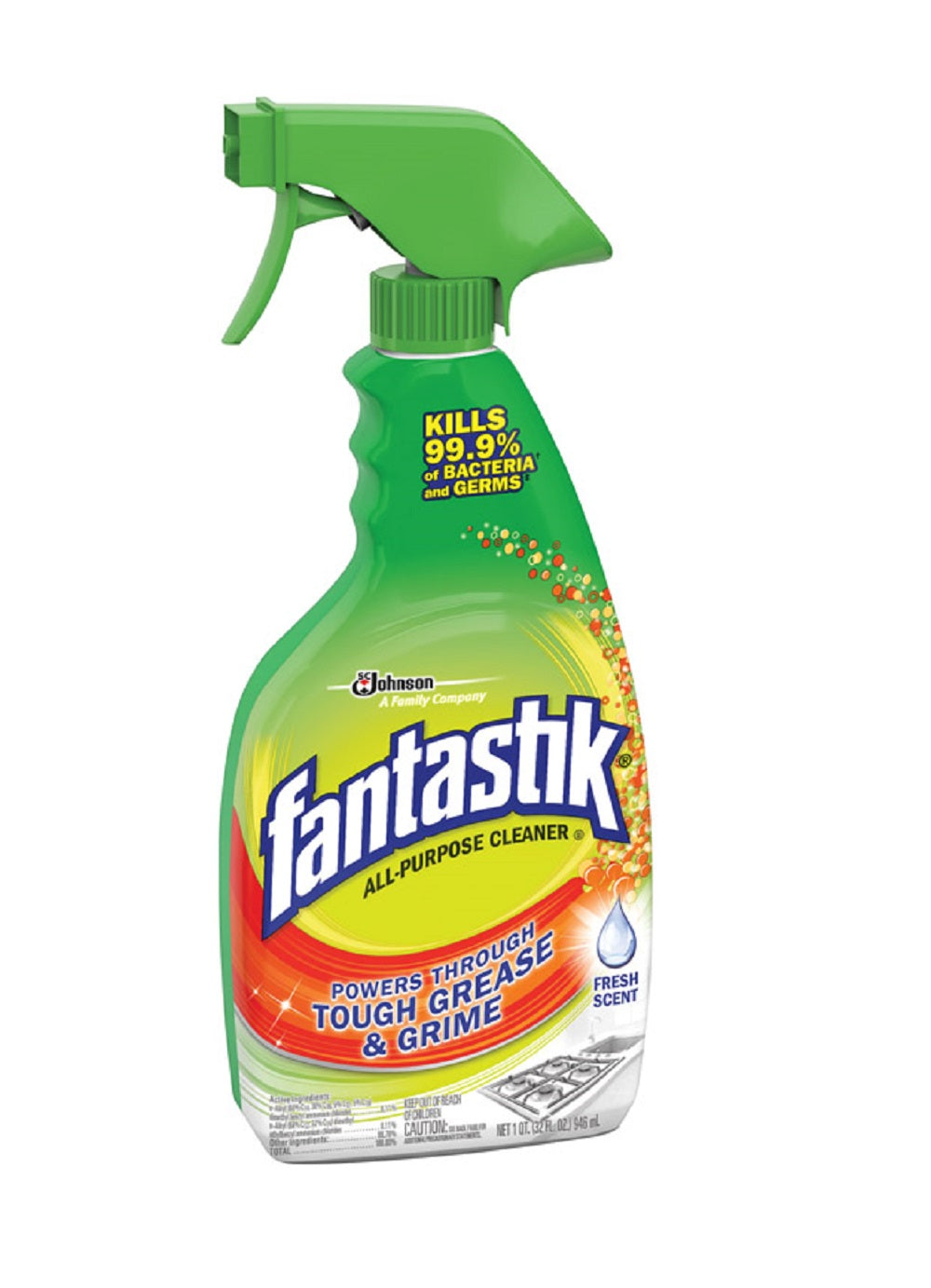 Fantastik 71629  All Purpose Antibacterial Cleaner, 32 Oz.