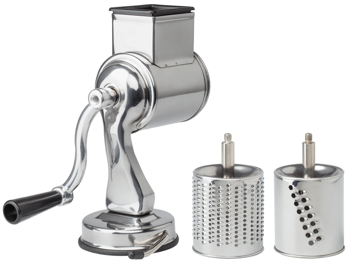 Fante's 12006 Cousin Nico's Suction Base Cheese Grater, Silver