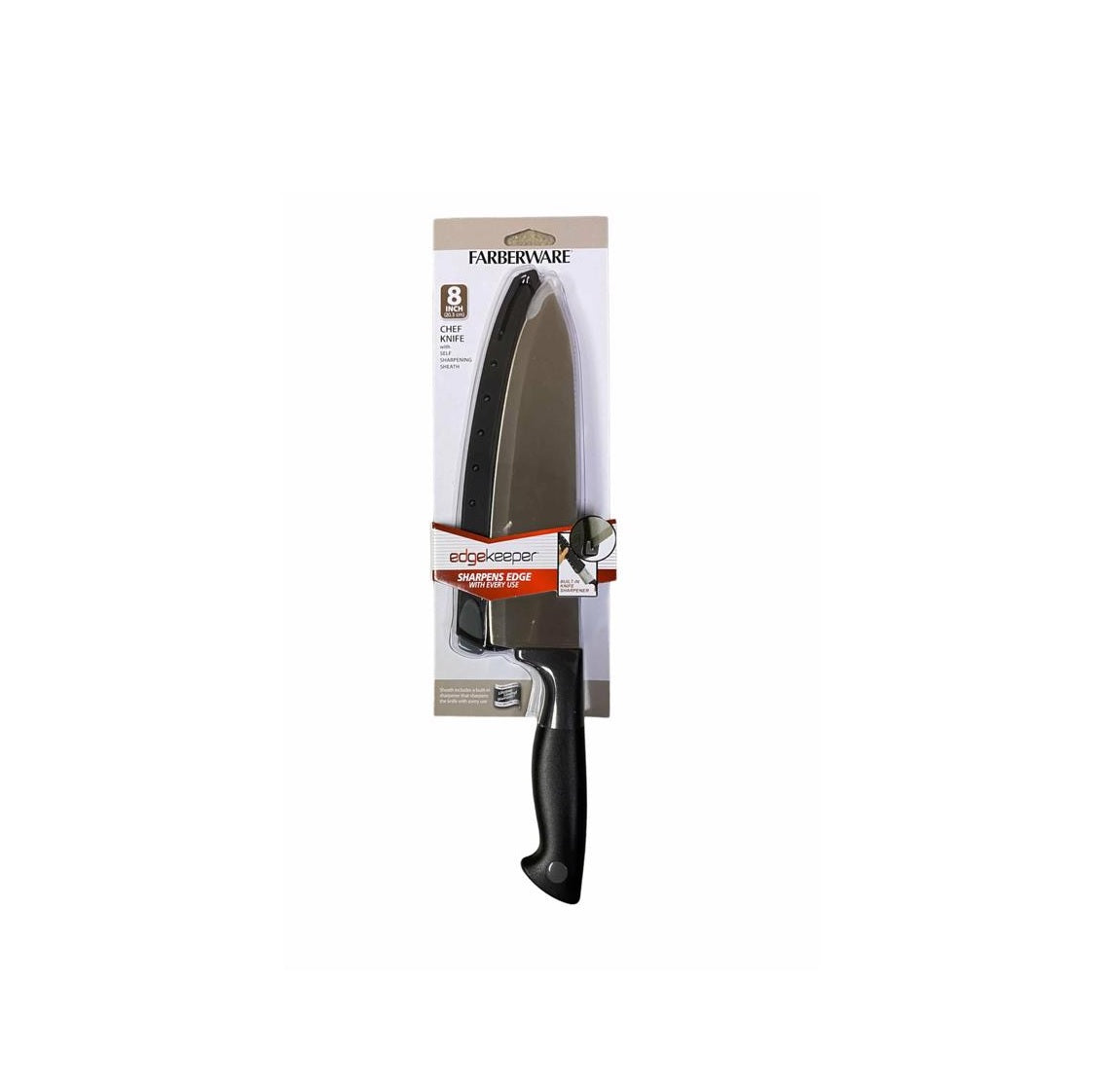 Farberware 5301746 Edgekeeper Chef's Knife, Stainless Steel