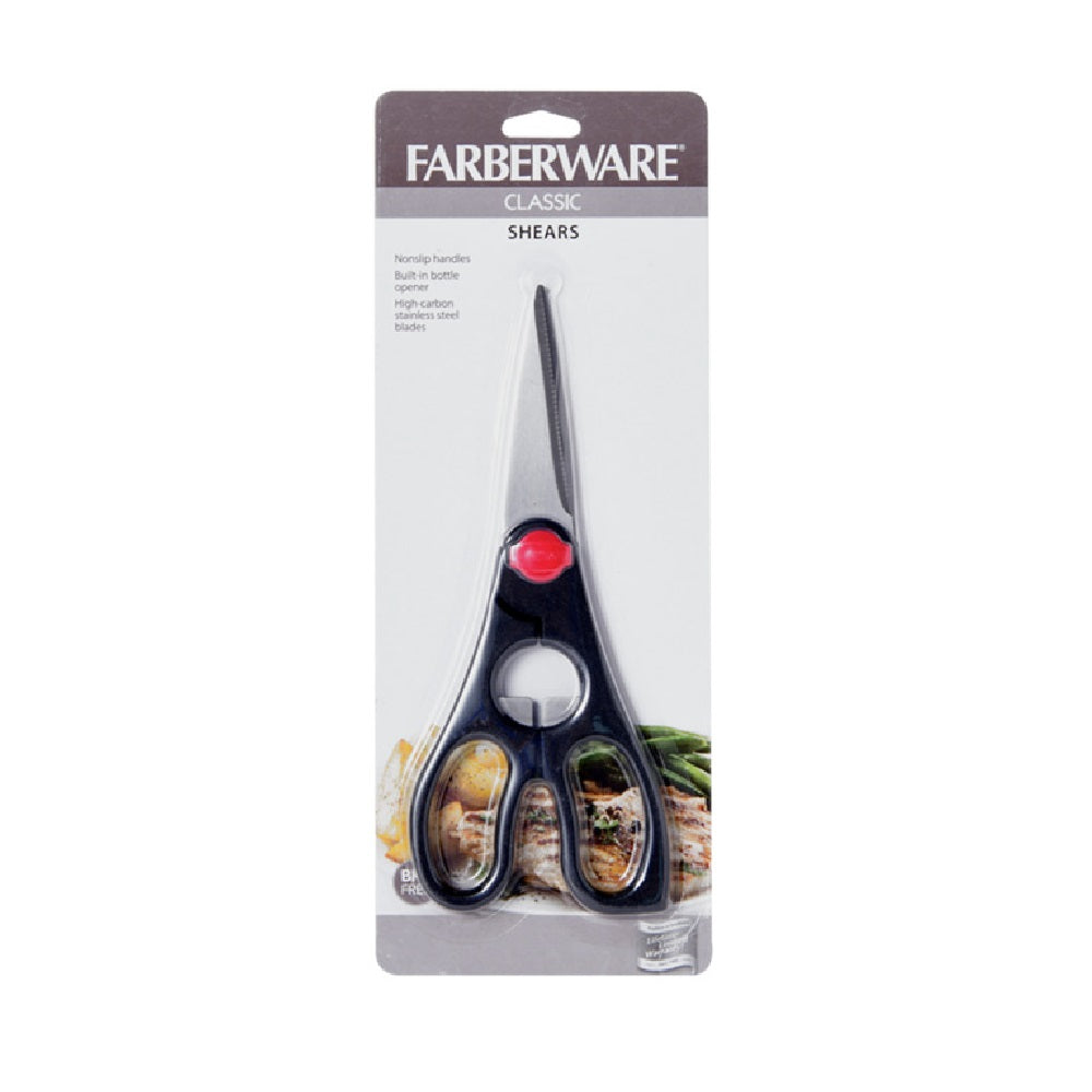 Farberware 5215769 Kitchen Shears, Carbon Steel, Black