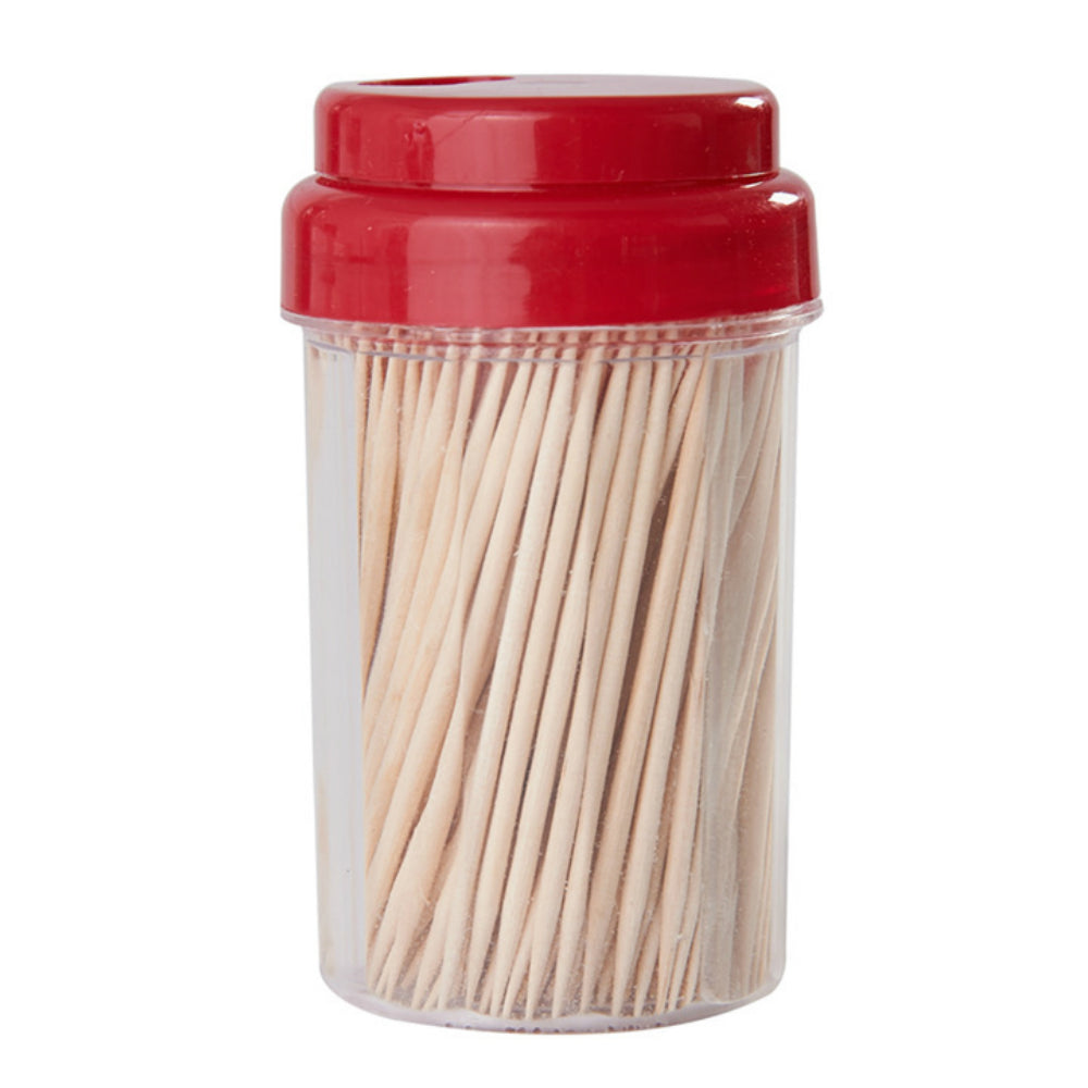 Farberware 5215825 Toothpick Dispenser, Plastic/Wood, Multicolored