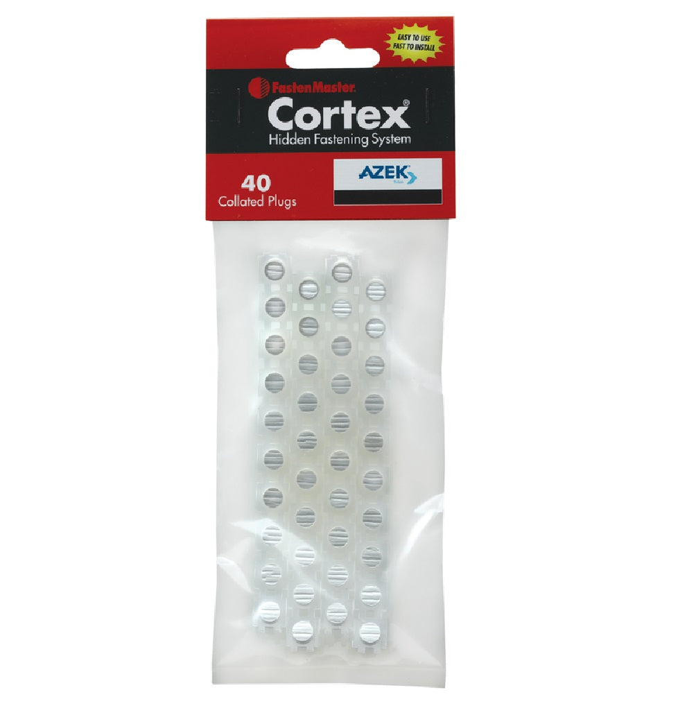 FastenMaster AFCTC40PC Cortex Frontier Plugs, 40 Per Box — LIfe and Home