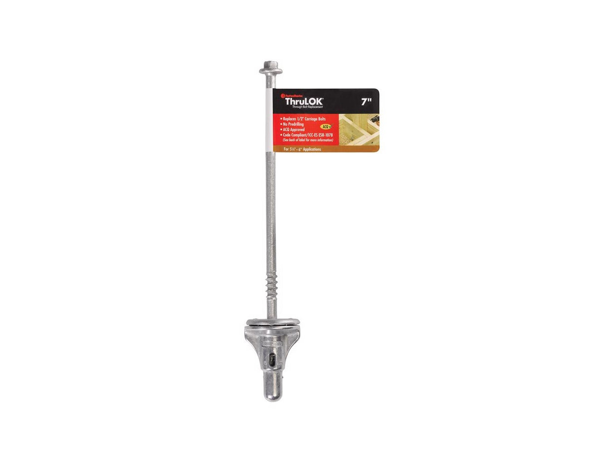 FastenMaster FMTHR007-INDY ThruLOK Lag Screw, 1/2 inches X 7 inches