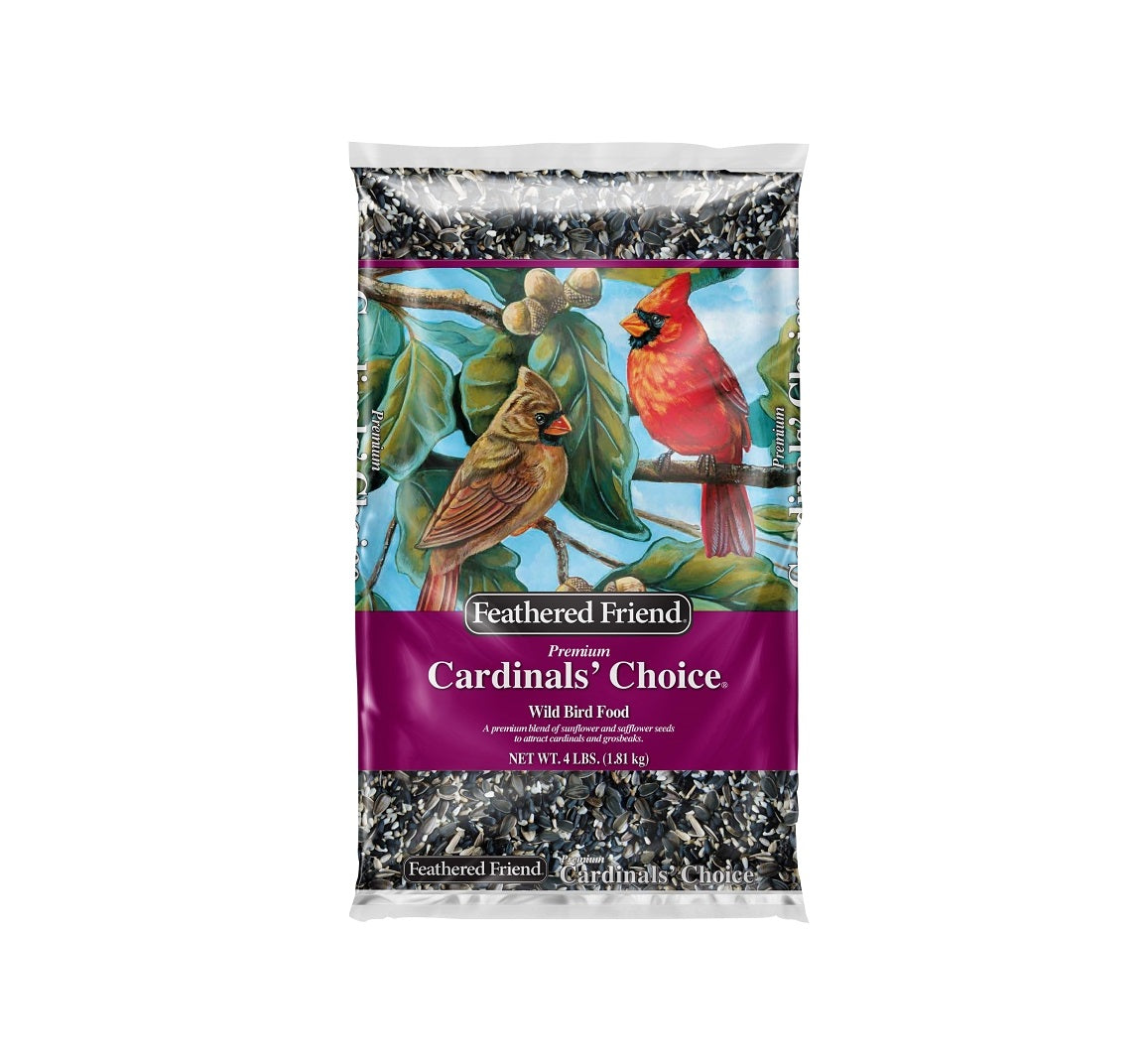 Feathered Friend 14394 Cardinal's Choice Series Wild Bird Food, 4 Lb