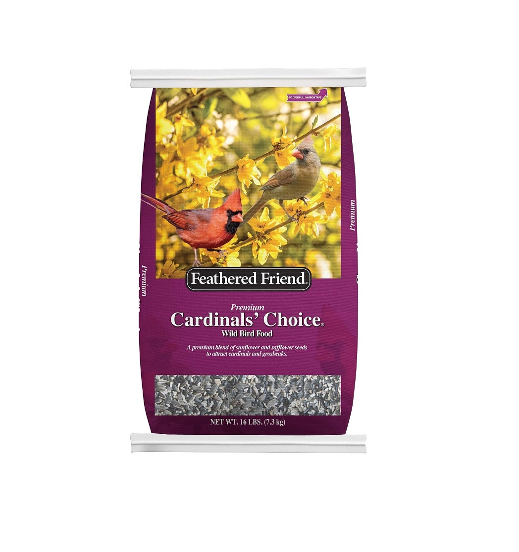 Feathered Friend 14395 Cardinal's Choice Series Wild Bird Food, 16 Lb