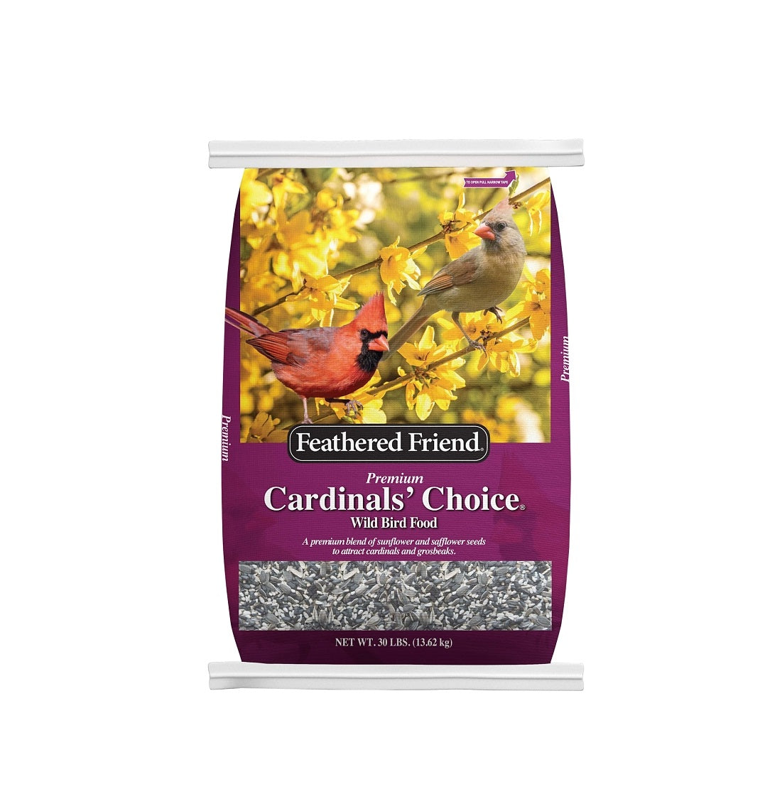 Feathered Friend 14411 Cardinal's Choice Series Wild Bird Food, 30 Lb