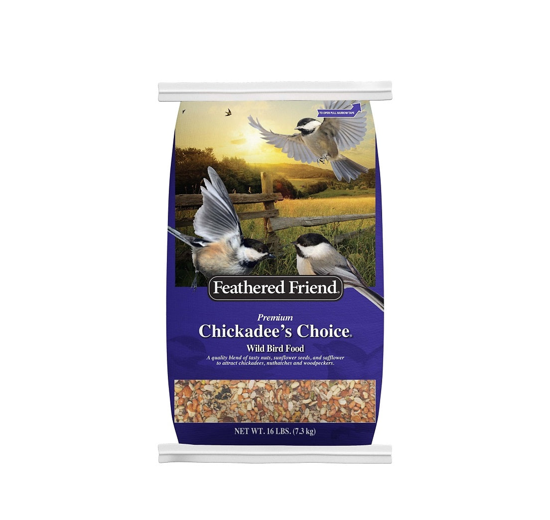 Feathered Friend 14410 Chickadee's Choice Series Wild Bird Food, 16 Lb