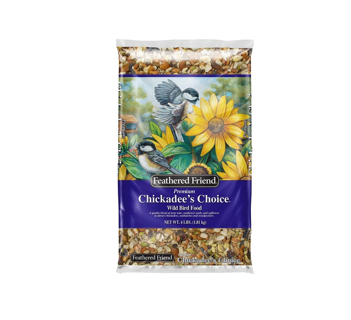 Feathered Friend 14409 Chickadee's Choice Series Wild Bird Food, 4 Lb