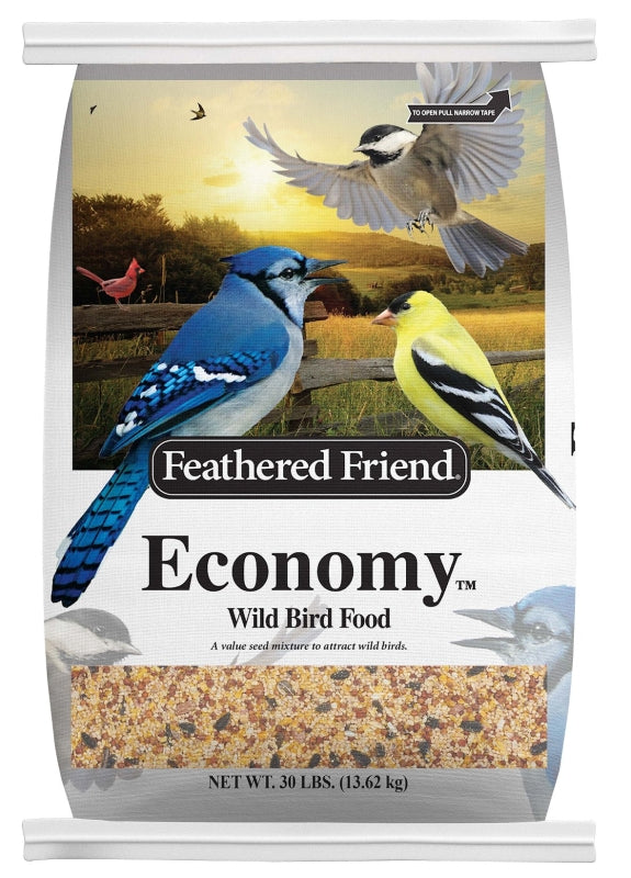 Feathered Friend 14465 Economy Wild Bird Food, 30 Lb