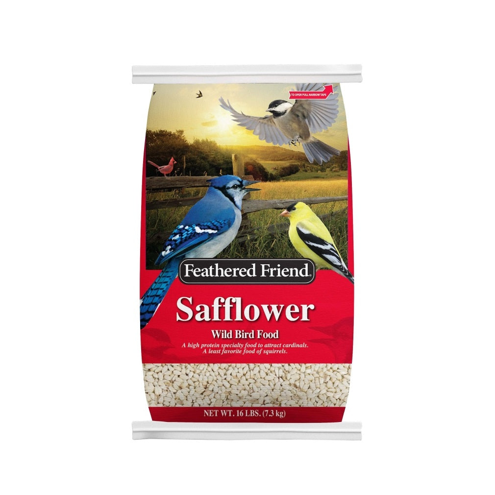 Feathered Friend 14420 Wild Safflower Bird Food, 16 lb