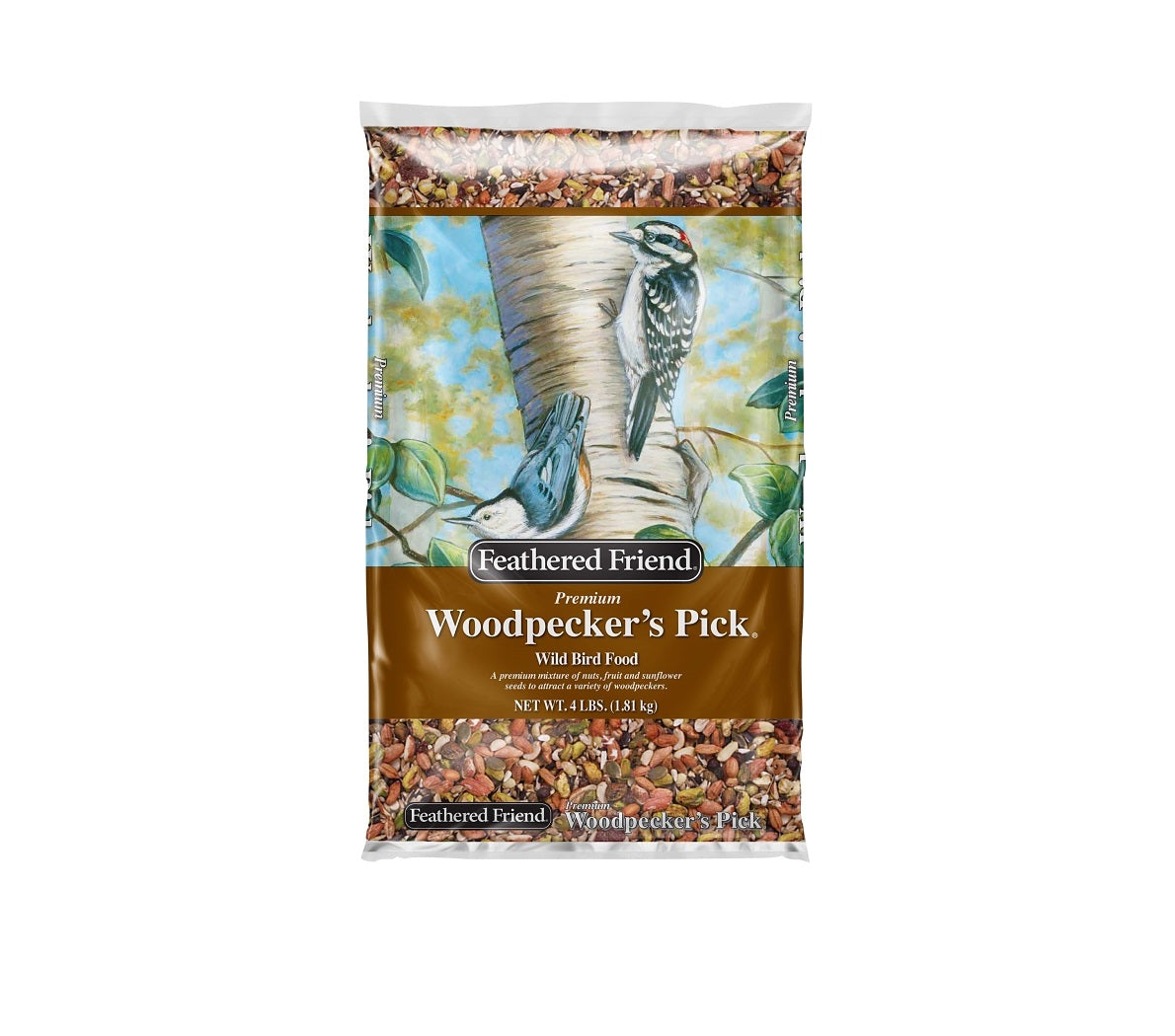 Feathered Friend 14413 Woodpecker's Pick Series Wild Bird Food, 4 Lb