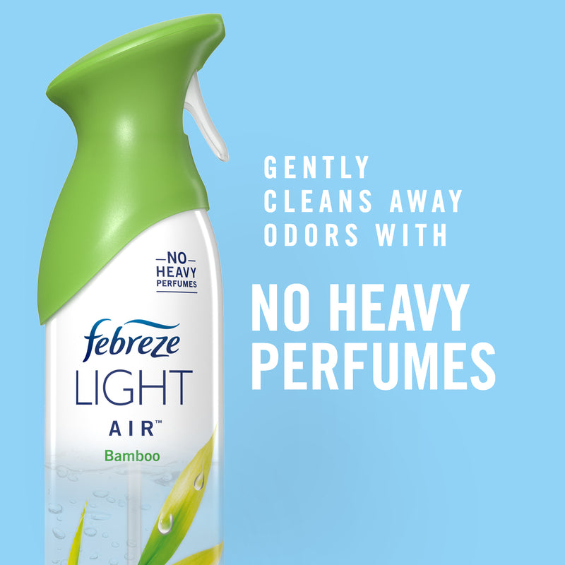 Febreze 62904 Light Air Freshener, Bamboo, 8.8 Oz