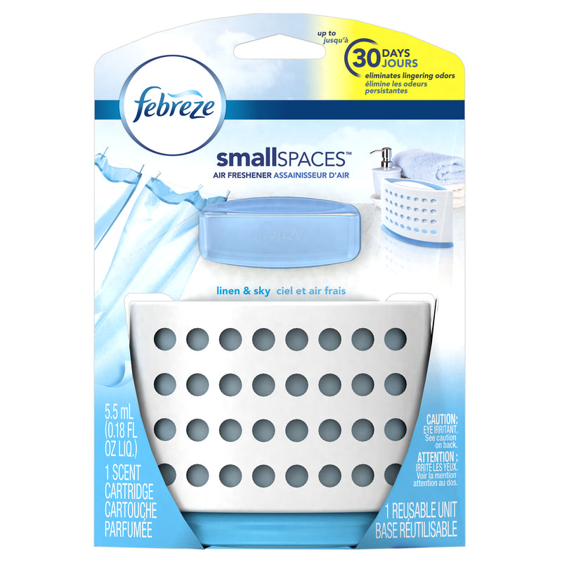 Febreze 29215 Small Spaces Air Freshener, Linen & Sky, 5.5 Ml