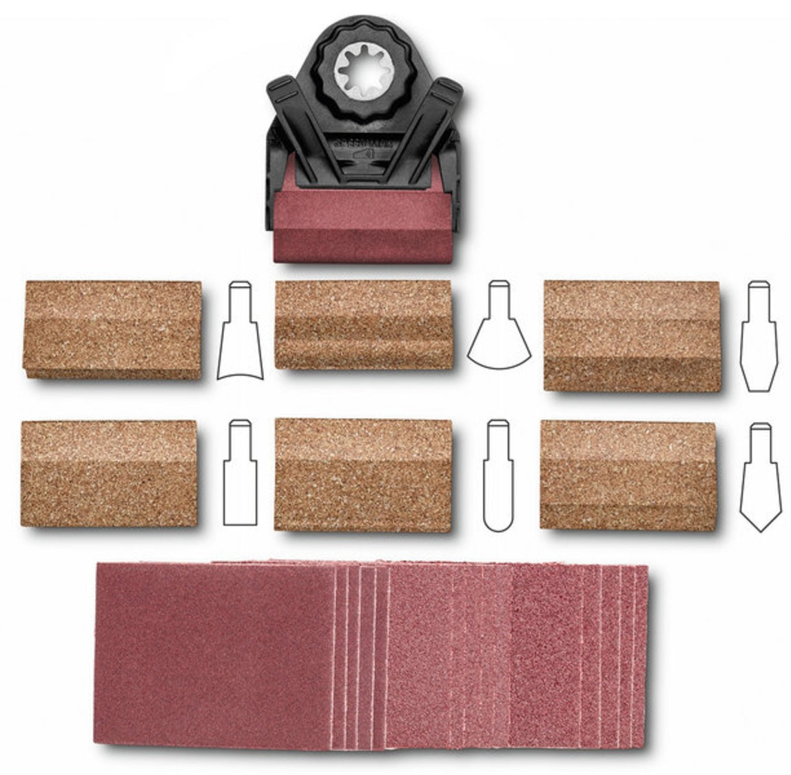 Fein 63810031010 Profile Sanding Set