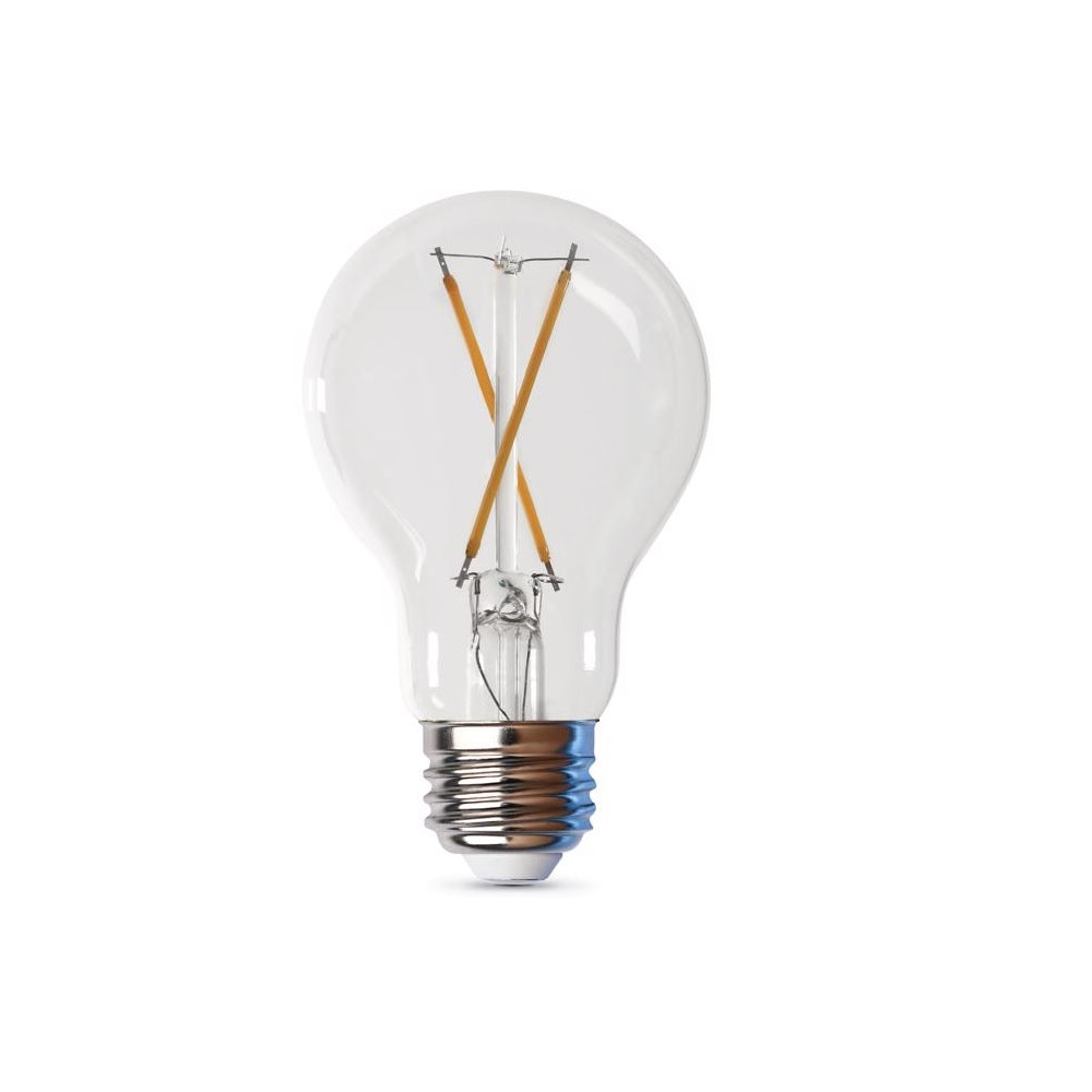 Feit Electric A1960CL950CAFL4 A19 Filament LED Bulb, 9 Watts